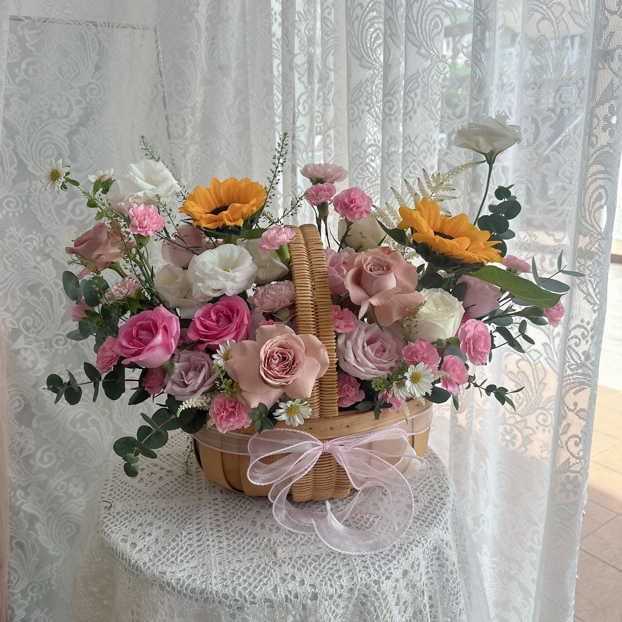 Blooming Affection | Flower Basket