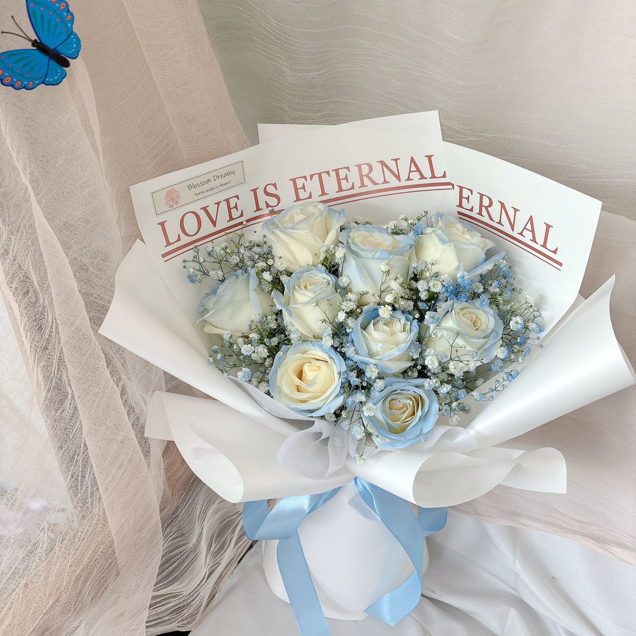 Aurelia Blue Rose | Fresh Rose Bouquet
