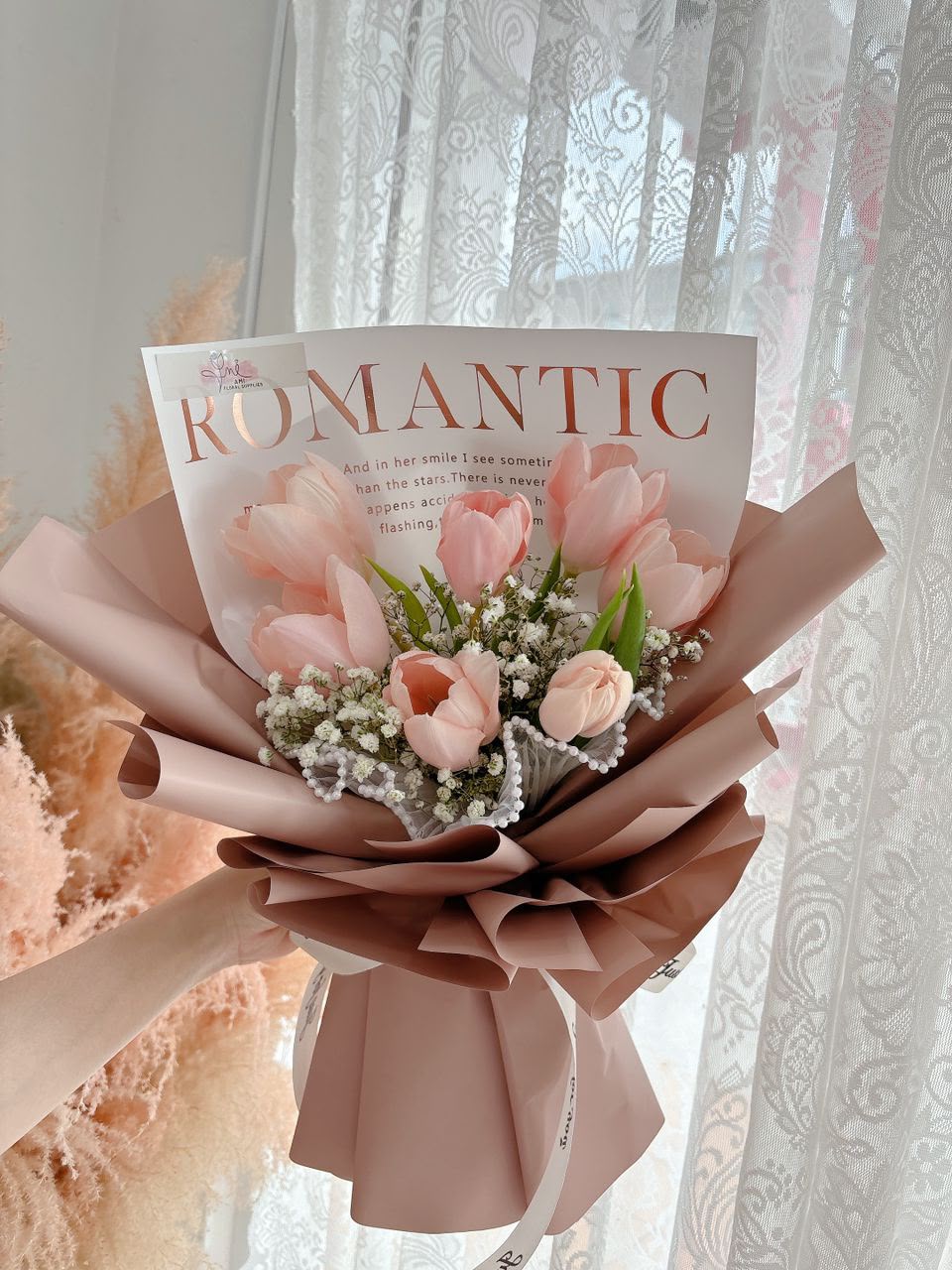 Rosalind Peachy | Fresh Tulip Bouquet (Seasonal)