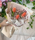Sora Orange | Fresh Tulip bouquet