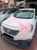Blush Bow | Wedding Car Deco [Front Only]