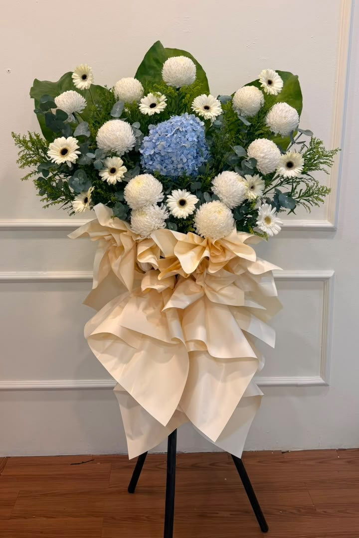 Serene Blue | Condolence Flower Stand