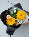 Golden Solace | Yellow Chrysanthemum Condolence Bouquet