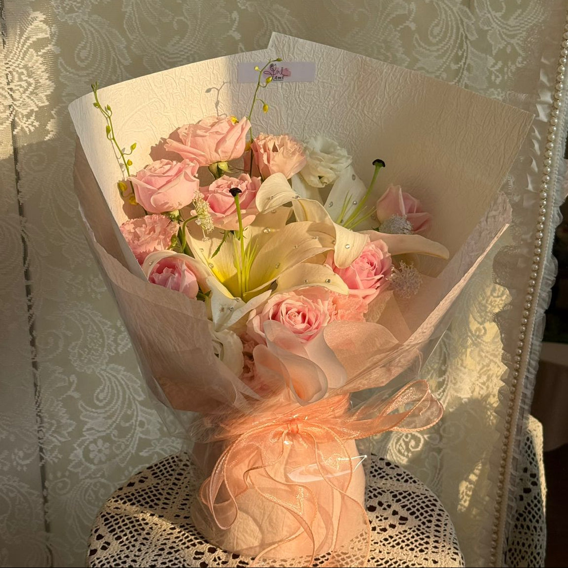 Peachy Glow | Birthday Bouquet (BD)