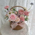 Garden Blush | Flower Basket
