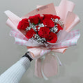 Blushing Rouge | 10 Rose Bouquet
