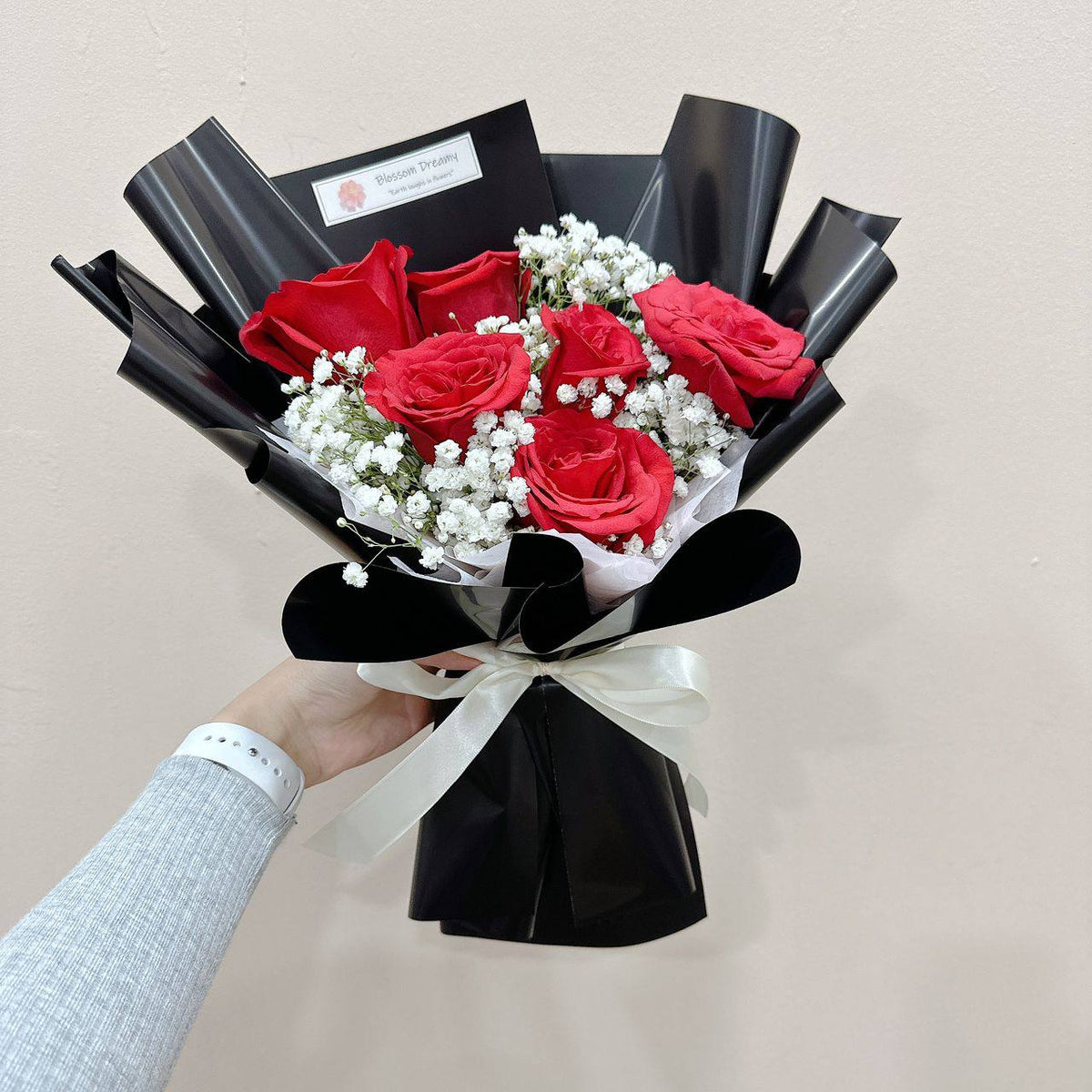 Crimson Kiss | Rose Bouquet