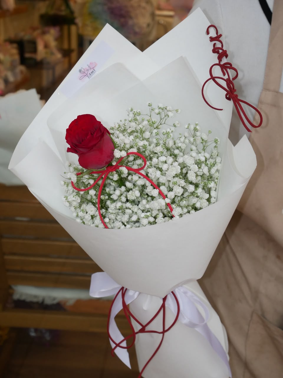 Only You | Single Rose Bouquet