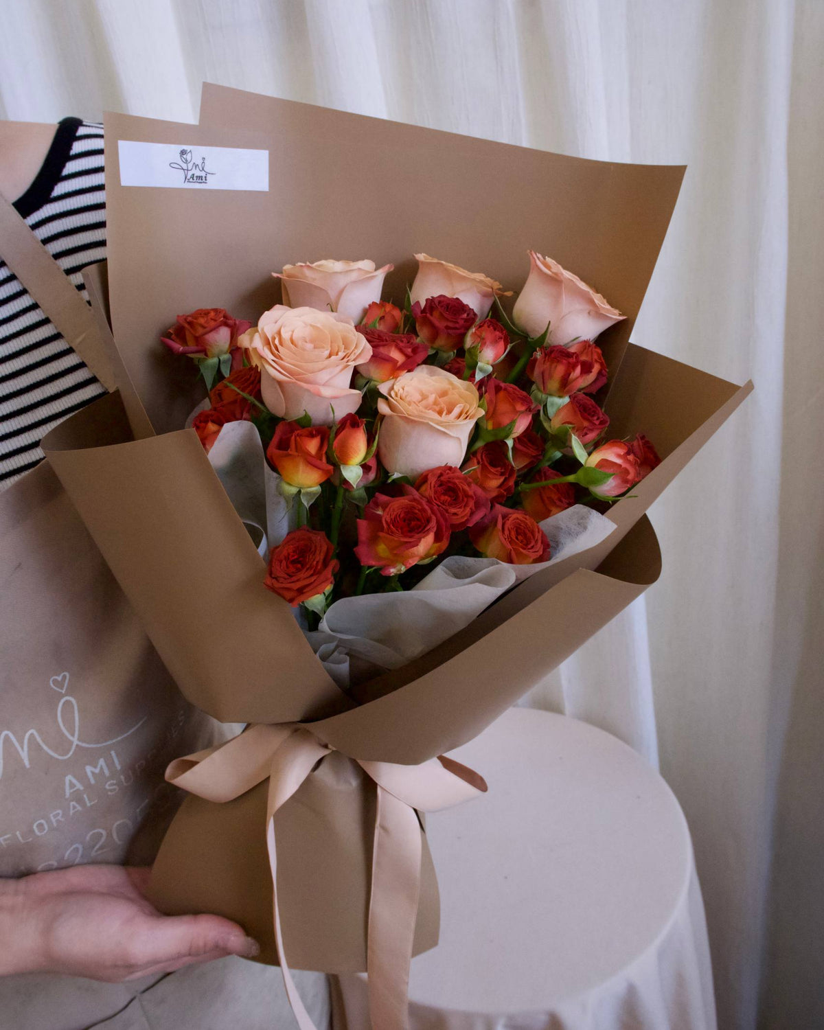 Autumn Embrace | Rose Bouquet