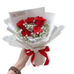 Romantic Bliss 5 Stk Red Roses - S