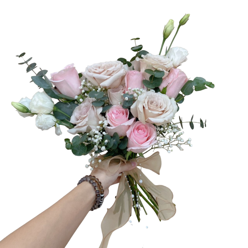 Blushing Serenity Bridal Bouquet