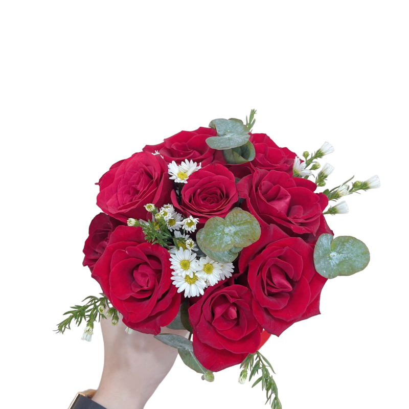 Scarlet Serenity Bridal Bouquet - XS